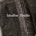 Pressing Herringbone Pattern Short Synthetic Fur